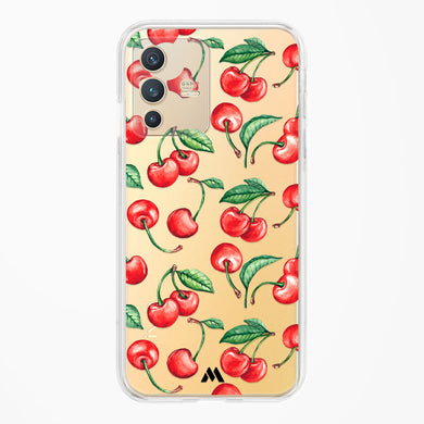 Cherry Surprise Crystal Clear Transparent Case-(Vivo)