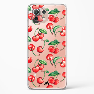 Cherry Surprise Crystal Clear Transparent Case-(Xiaomi)