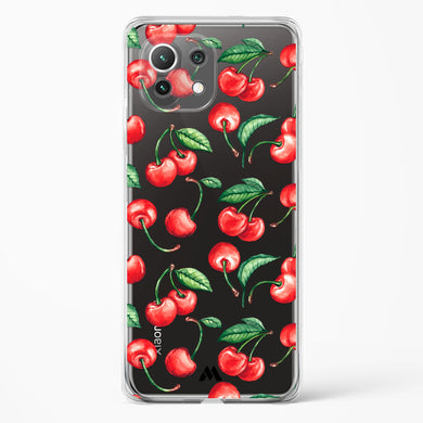 Cherry Surprise Crystal Clear Transparent Case-(Xiaomi)