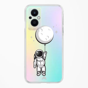 Moon Balloon Crystal Clear Transparent Case-(Oppo)