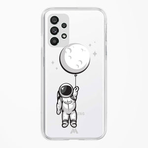 Moon Balloon Crystal Clear Transparent Case-(Samsung)