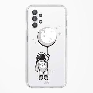 Moon Balloon Crystal Clear Transparent Case-(Samsung)