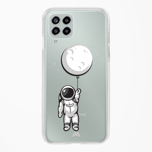 Moon Balloon Crystal Clear Transparent Case-(Samsung)
