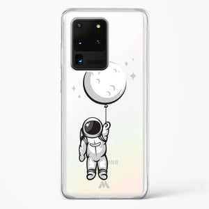 Moon Balloon Crystal Clear Transparent Case-(Samsung)