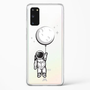 Moon Balloon Crystal Clear Transparent Case-(Samsung)