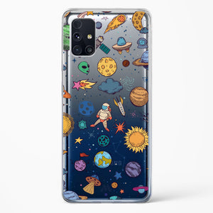 Space Frenzy Crystal Clear Transparent Case-(Samsung)