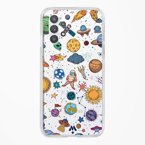 Space Frenzy Crystal Clear Transparent Case-(Samsung)