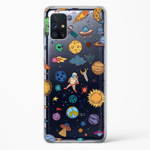 Space Frenzy Crystal Clear Transparent Case-(Samsung)
