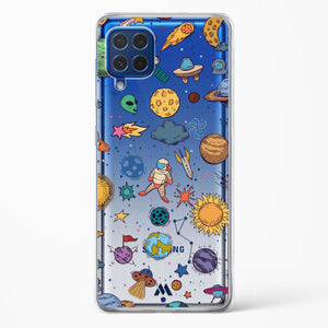 Space Frenzy Crystal Clear Transparent Case-(Samsung)
