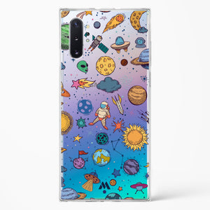 Space Frenzy Crystal Clear Transparent Case-(Samsung)