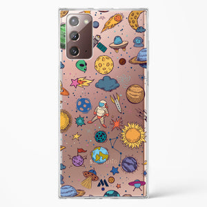 Space Frenzy Crystal Clear Transparent Case-(Samsung)