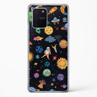 Space Frenzy Crystal Clear Transparent Case-(Samsung)