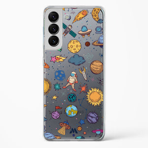 Space Frenzy Crystal Clear Transparent Case-(Samsung)