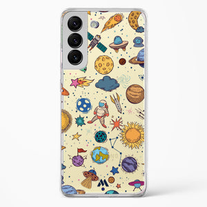 Space Frenzy Crystal Clear Transparent Case-(Samsung)