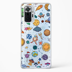 Space Frenzy Crystal Clear Transparent Case-(Xiaomi)