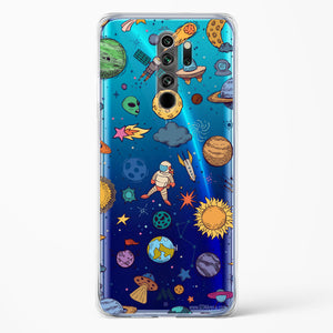 Space Frenzy Crystal Clear Transparent Case-(Xiaomi)