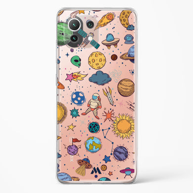 Space Frenzy Crystal Clear Transparent Case-(Xiaomi)