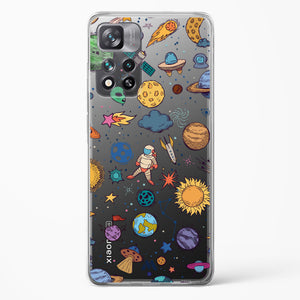 Space Frenzy Crystal Clear Transparent Case-(Xiaomi)