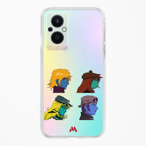 Gorillaz Daft Punk Interstellar555 Crossover Crystal Clear Transparent Case-(Oppo)