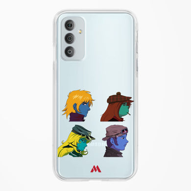 Gorillaz Daft Punk Interstellar555 Crossover Crystal Clear Transparent Case-(Samsung)