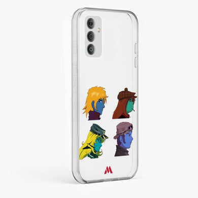 Gorillaz Daft Punk Interstellar555 Crossover Crystal Clear Transparent Case-(Samsung)