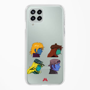 Gorillaz Daft Punk Interstellar555 Crossover Crystal Clear Transparent Case-(Samsung)