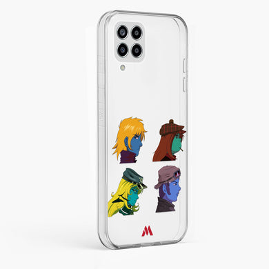 Gorillaz Daft Punk Interstellar555 Crossover Crystal Clear Transparent Case-(Samsung)