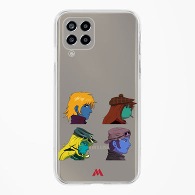 Gorillaz Daft Punk Interstellar555 Crossover Crystal Clear Transparent Case-(Samsung)