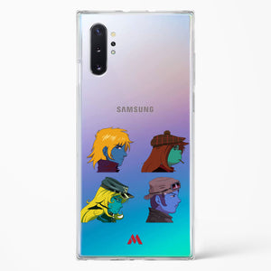 Gorillaz Daft Punk Interstellar555 Crossover Crystal Clear Transparent Case-(Samsung)