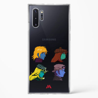 Gorillaz Daft Punk Interstellar555 Crossover Crystal Clear Transparent Case-(Samsung)