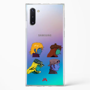Gorillaz Daft Punk Interstellar555 Crossover Crystal Clear Transparent Case-(Samsung)