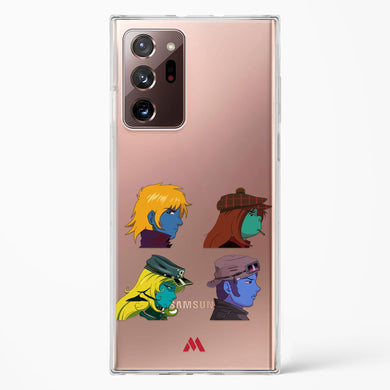 Gorillaz Daft Punk Interstellar555 Crossover Crystal Clear Transparent Case-(Samsung)