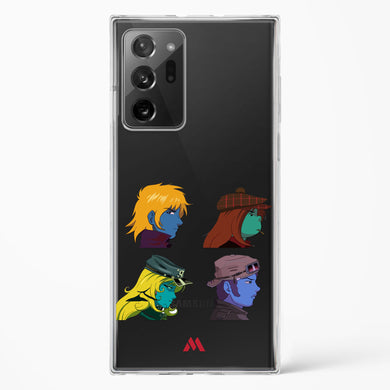 Gorillaz Daft Punk Interstellar555 Crossover Crystal Clear Transparent Case-(Samsung)