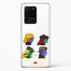 Gorillaz Daft Punk Interstellar555 Crossover Crystal Clear Transparent Case-(Samsung)