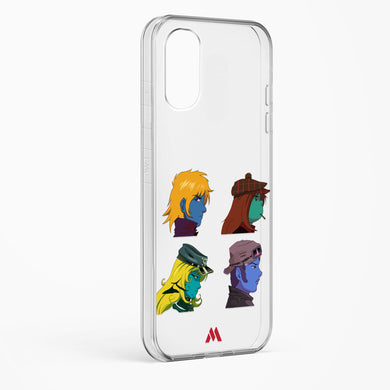 Gorillaz Daft Punk Interstellar555 Crossover Crystal Clear Transparent Case-(Samsung)