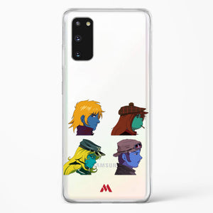 Gorillaz Daft Punk Interstellar555 Crossover Crystal Clear Transparent Case-(Samsung)