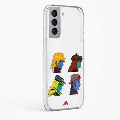 Gorillaz Daft Punk Interstellar555 Crossover Crystal Clear Transparent Case-(Samsung)
