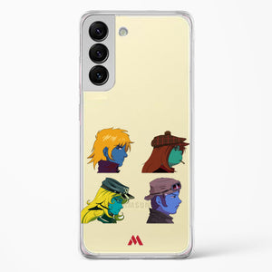Gorillaz Daft Punk Interstellar555 Crossover Crystal Clear Transparent Case-(Samsung)