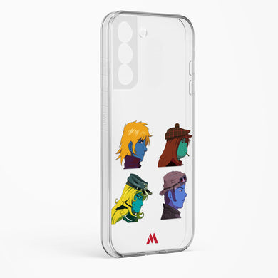 Gorillaz Daft Punk Interstellar555 Crossover Crystal Clear Transparent Case-(Samsung)