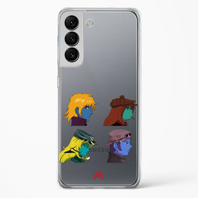 Gorillaz Daft Punk Interstellar555 Crossover Crystal Clear Transparent Case-(Samsung)