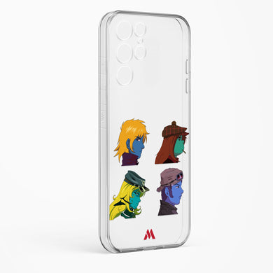 Gorillaz Daft Punk Interstellar555 Crossover Crystal Clear Transparent Case-(Samsung)