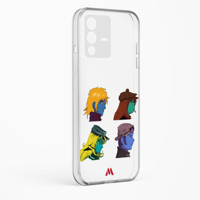 Gorillaz Daft Punk Interstellar555 Crossover Crystal Clear Transparent Case-(Vivo)