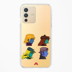 Gorillaz Daft Punk Interstellar555 Crossover Crystal Clear Transparent Case-(Vivo)