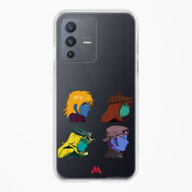 Gorillaz Daft Punk Interstellar555 Crossover Crystal Clear Transparent Case-(Vivo)