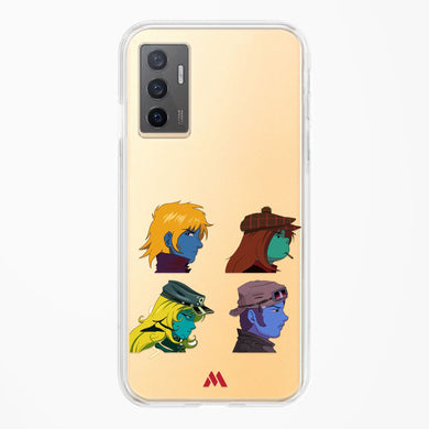 Gorillaz Daft Punk Interstellar555 Crossover Crystal Clear Transparent Case-(Vivo)