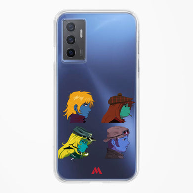 Gorillaz Daft Punk Interstellar555 Crossover Crystal Clear Transparent Case-(Vivo)