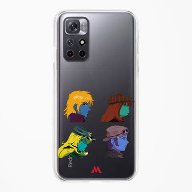 Gorillaz Daft Punk Interstellar555 Crossover Crystal Clear Transparent Case-(Xiaomi)