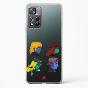 Gorillaz Daft Punk Interstellar555 Crossover Crystal Clear Transparent Case-(Xiaomi)