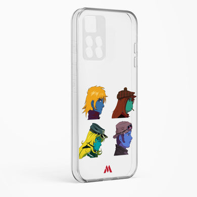 Gorillaz Daft Punk Interstellar555 Crossover Crystal Clear Transparent Case-(Xiaomi)