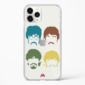 The Beatles Mashup Crystal Clear Transparent Case-(Apple)